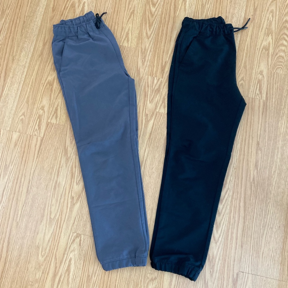 Boys Old Navy Active StretchTech Pants in Dark Gray & Black Sz 14/16